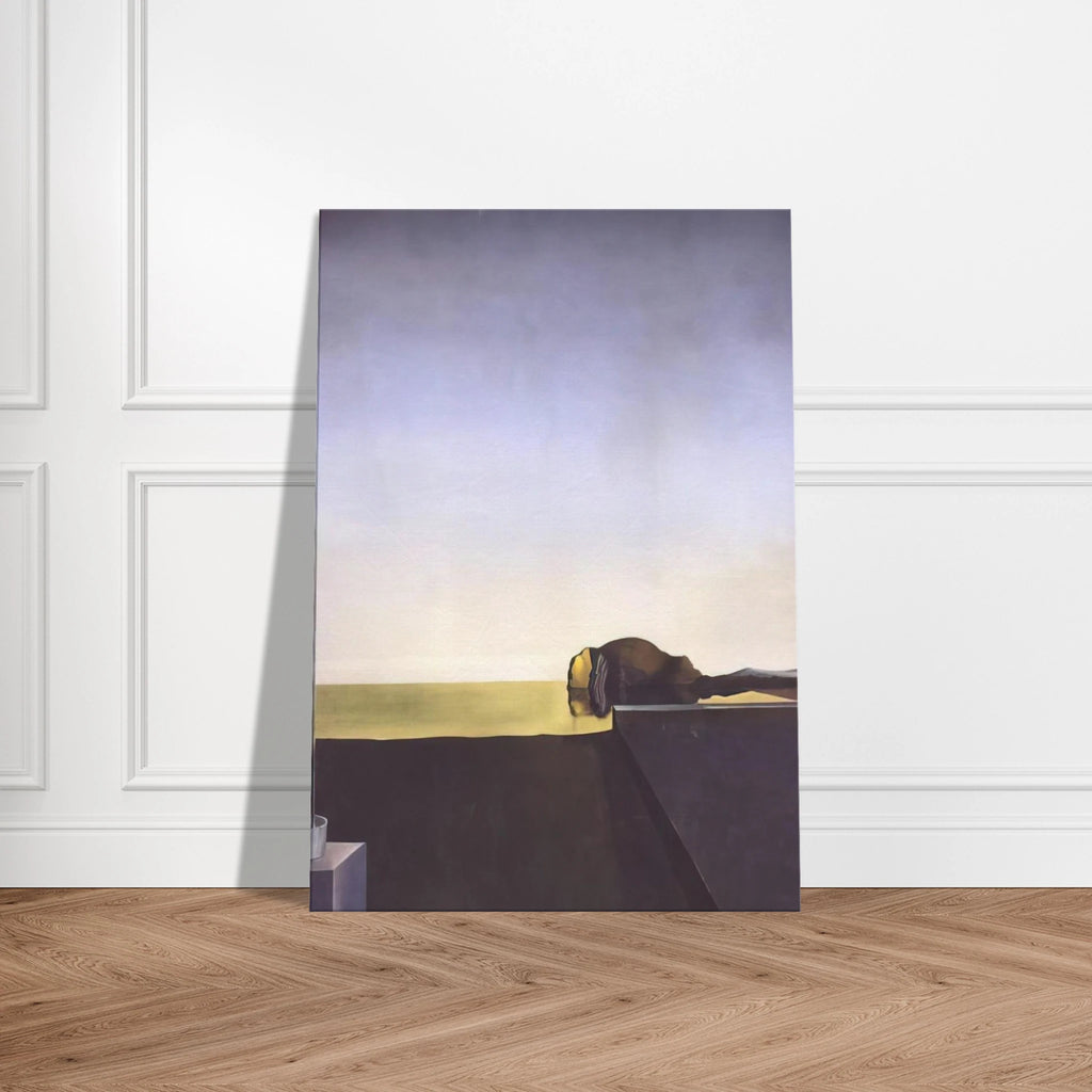 THE TRUE PAINTING OF THE ISLE OF THE DEAD BY ARNOLD B%C3%B6CKLIN AT THE HOUR OF THE ANGELUS Canvas | Salvador Dali Canvas | Salvador Dali Store