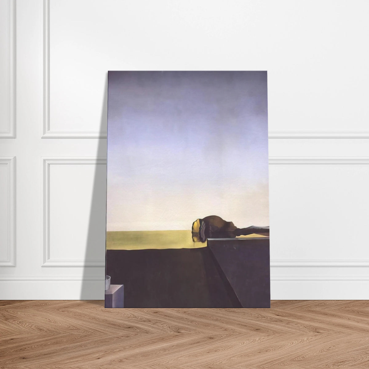 THE TRUE PAINTING OF THE ISLE OF THE DEAD BY ARNOLD B%C3%B6CKLIN AT THE HOUR OF THE ANGELUS Canvas | Salvador Dali Canvas | Salvador Dali Store