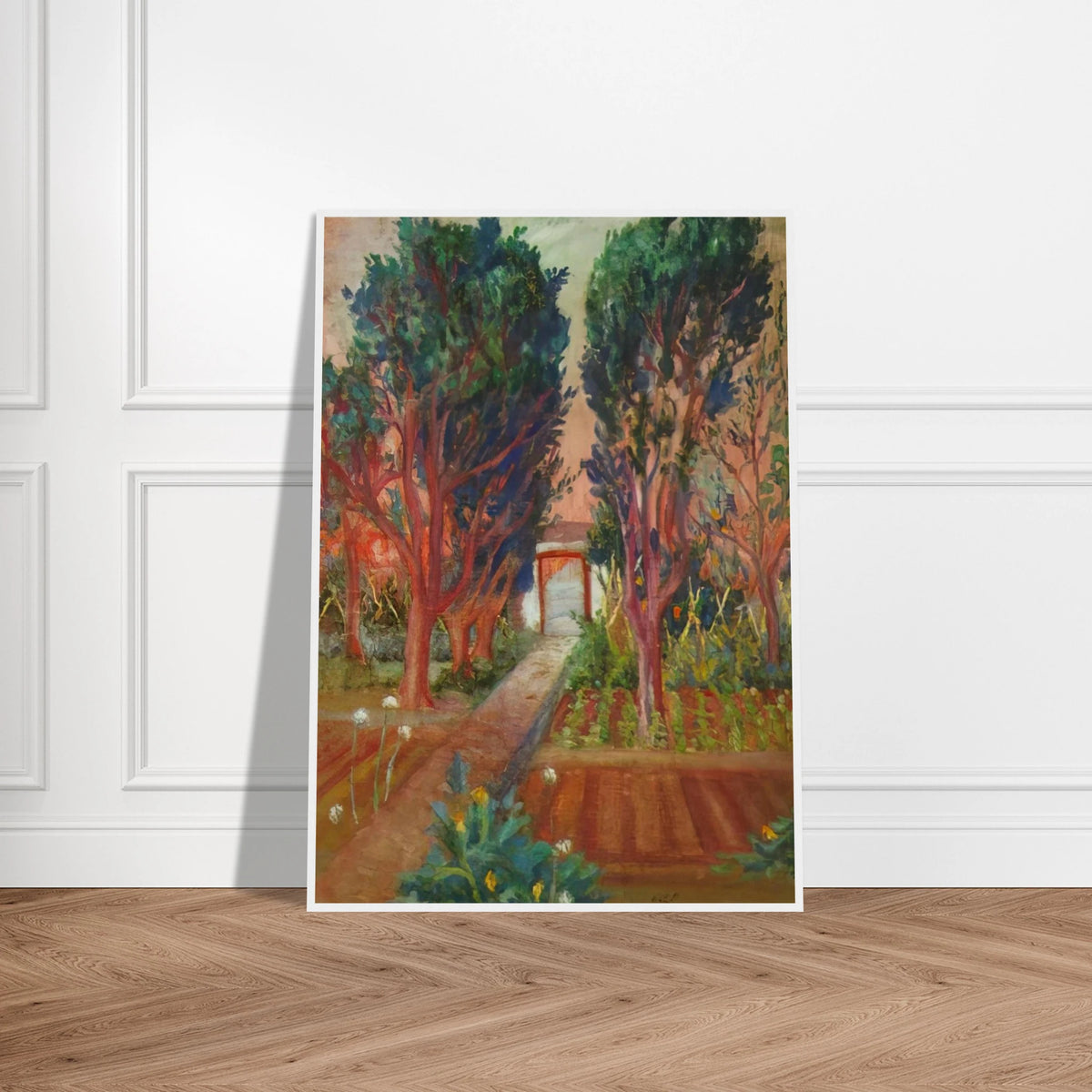 THE VEGETABLE GARDEN OF LLANER Framed Poster | Salvador Dali Framed Prints Wall Art | Salvador Dali Store
