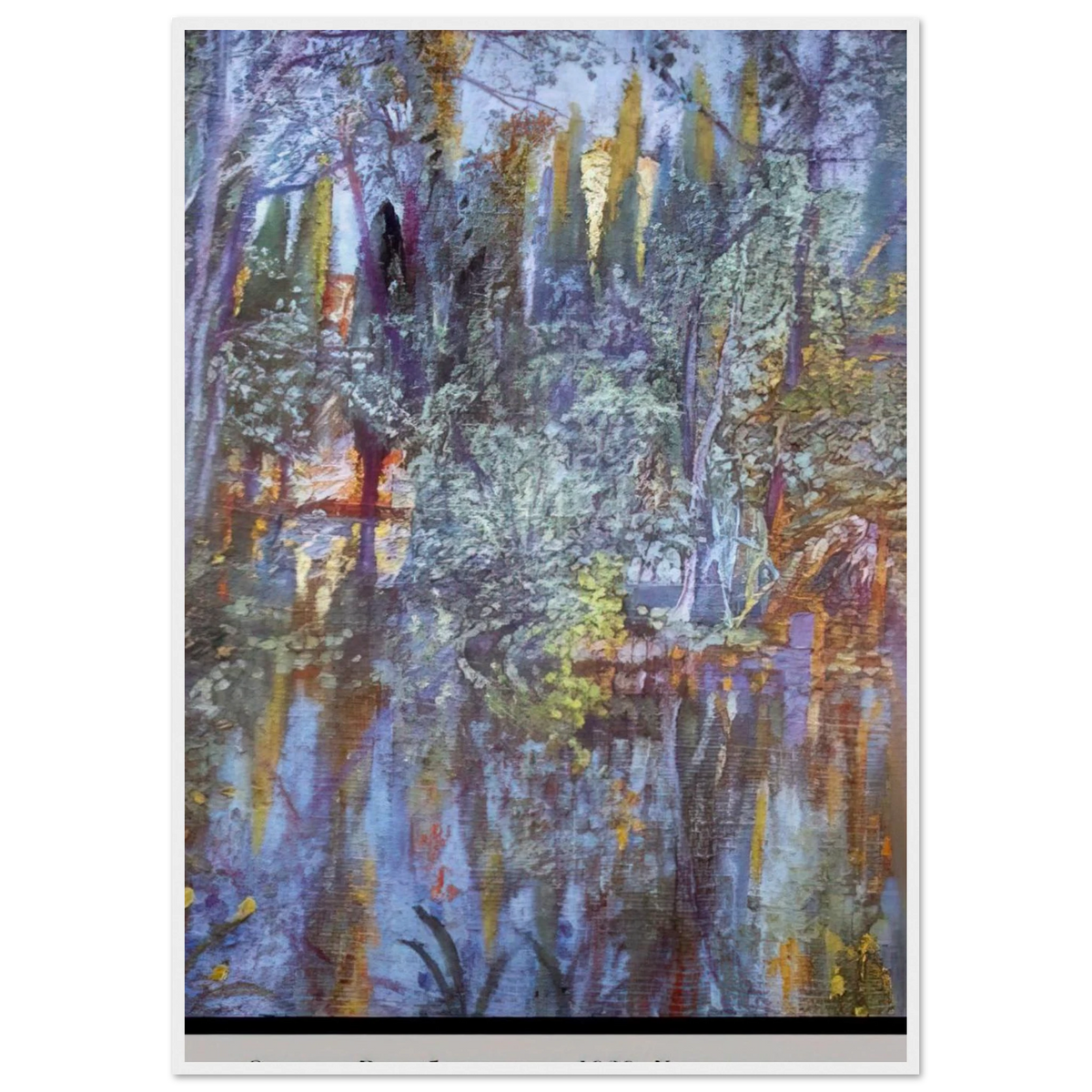 THE LAKE AT VILABERTRAN Framed Poster | Salvador Dali Framed Prints Wall Art | Salvador Dali Store