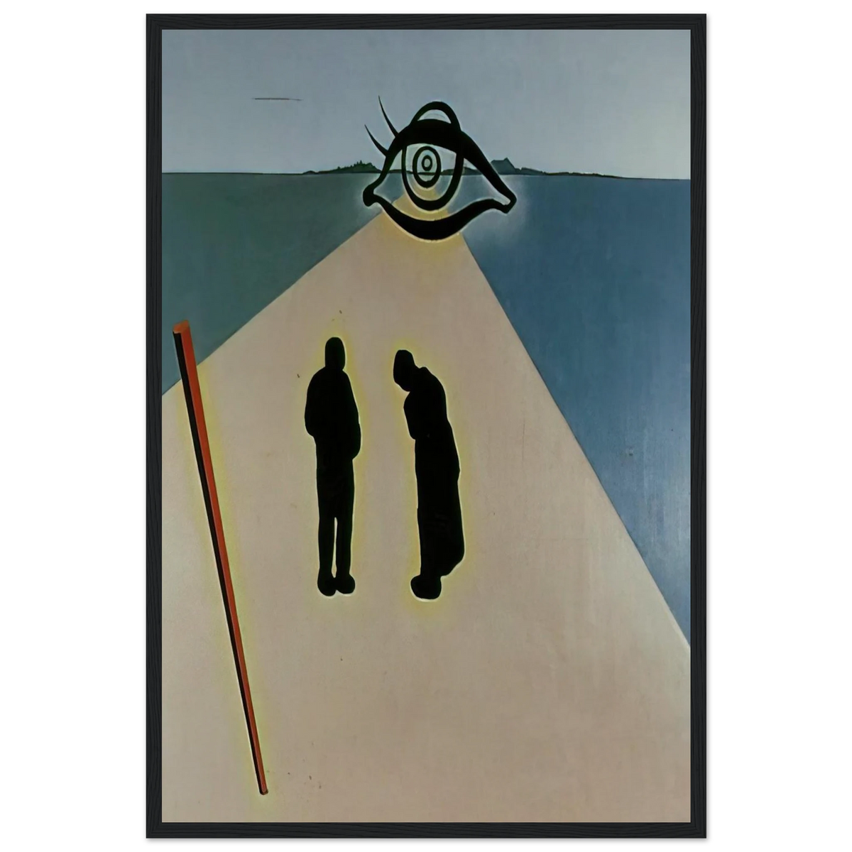 THE EYE OF THE ANGELUS Framed Poster | Salvador Dali Framed Prints Wall Art | Salvador Dali Store