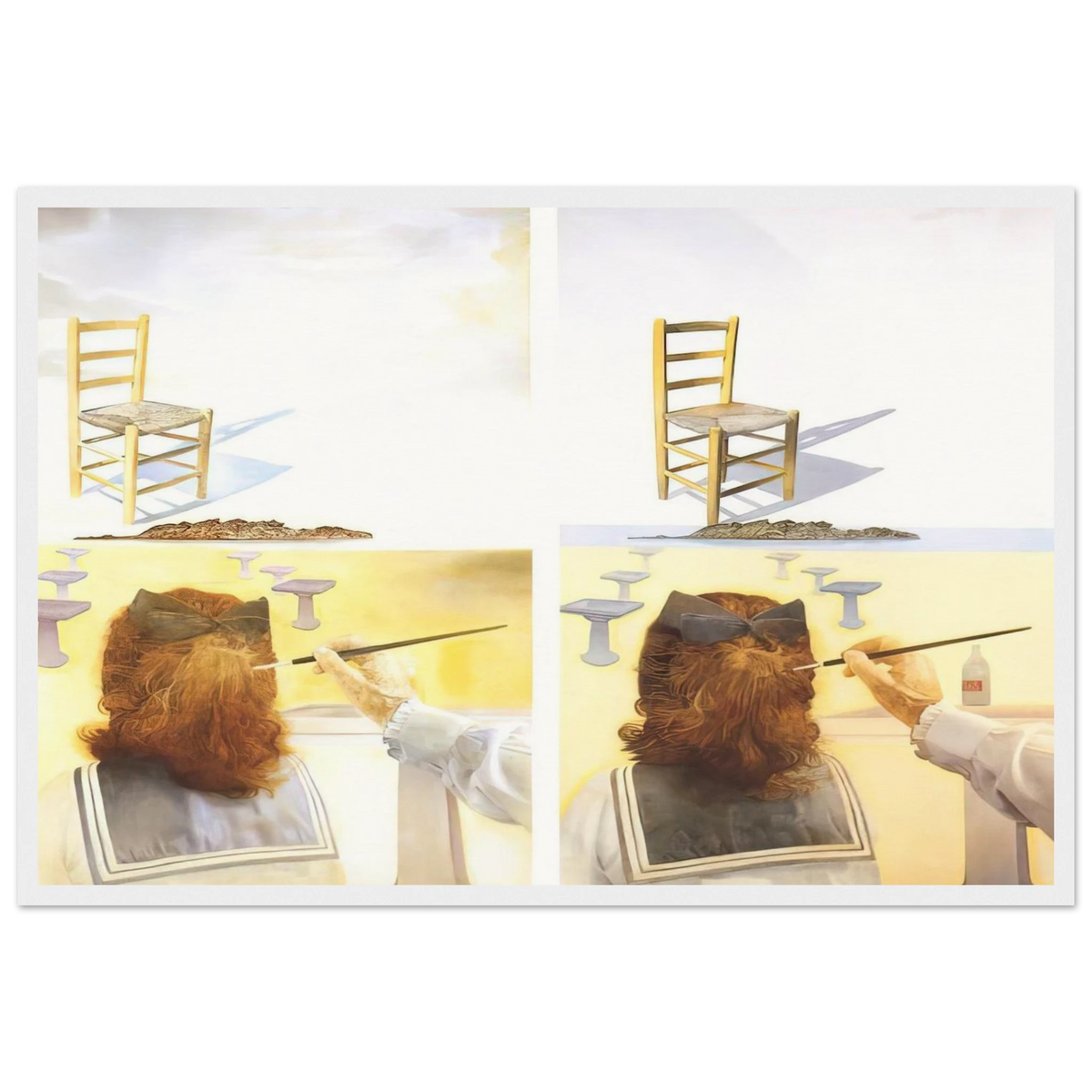 THE CHAIR Framed Poster | Salvador Dali Framed Prints Wall Art | Salvador Dali Store