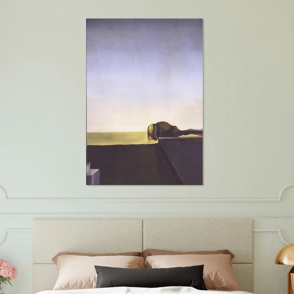 THE TRUE PAINTING OF THE ISLE OF THE DEAD BY ARNOLD B%C3%B6CKLIN AT THE HOUR OF THE ANGELUS Canvas | Salvador Dali Canvas | Salvador Dali Store