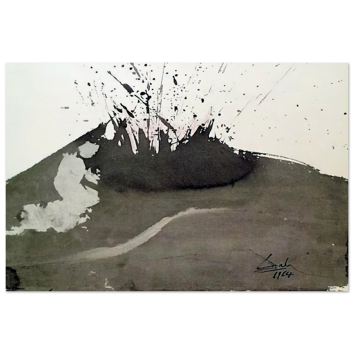ANGELUS EXCUSSIT FLAMMAMIGNIS DANIEL 3 23 1967 Poster | Salvador Dali Poster | Salvador Dali Store