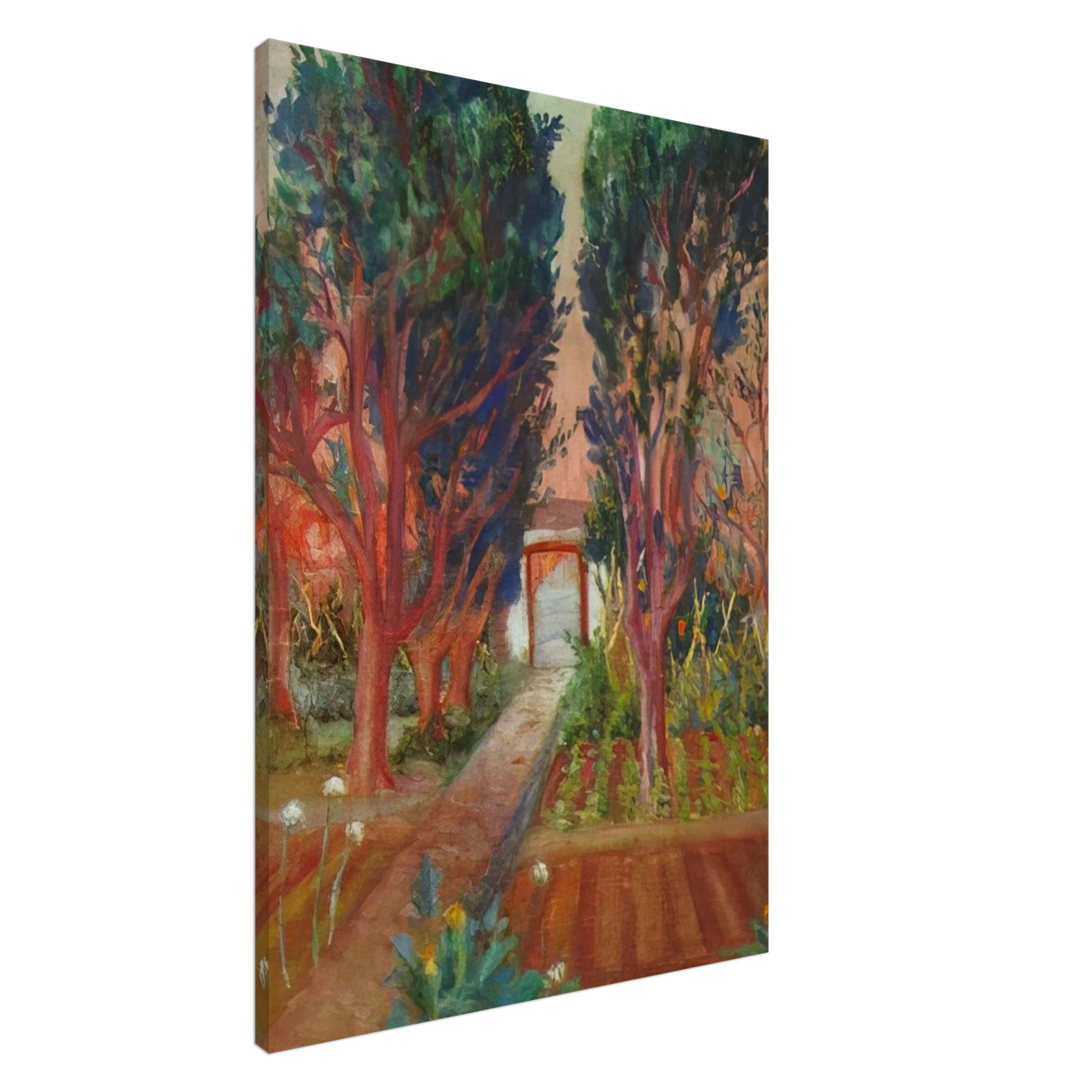 THE VEGETABLE GARDEN OF LLANER Canvas | Salvador Dali Canvas | Salvador Dali Store