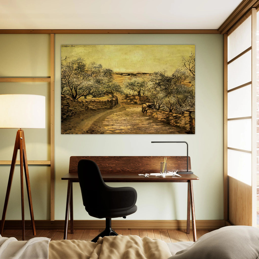THE LANE TO PORT LLIGAT WITH VIEW OF CAP CREUS Poster | Salvador Dali Poster | Salvador Dali Store