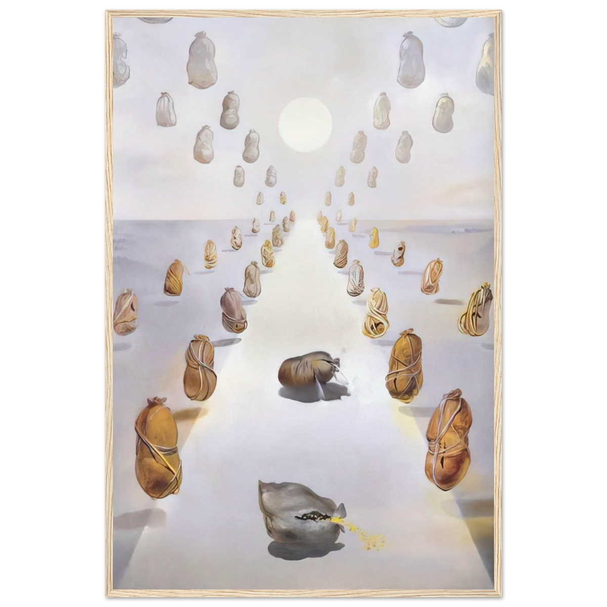 THE PATH OF ENIGMAS SECOND VERSION Framed Poster | Salvador Dali Framed Prints Wall Art | Salvador Dali Store