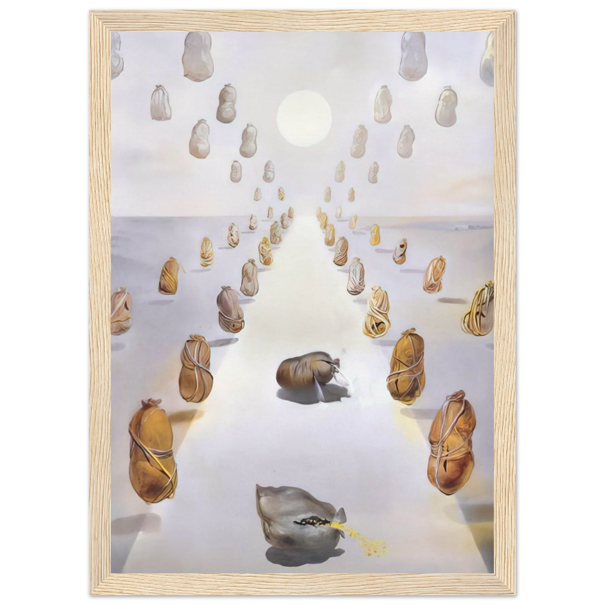 THE PATH OF ENIGMAS SECOND VERSION Framed Poster | Salvador Dali Framed Prints Wall Art | Salvador Dali Store