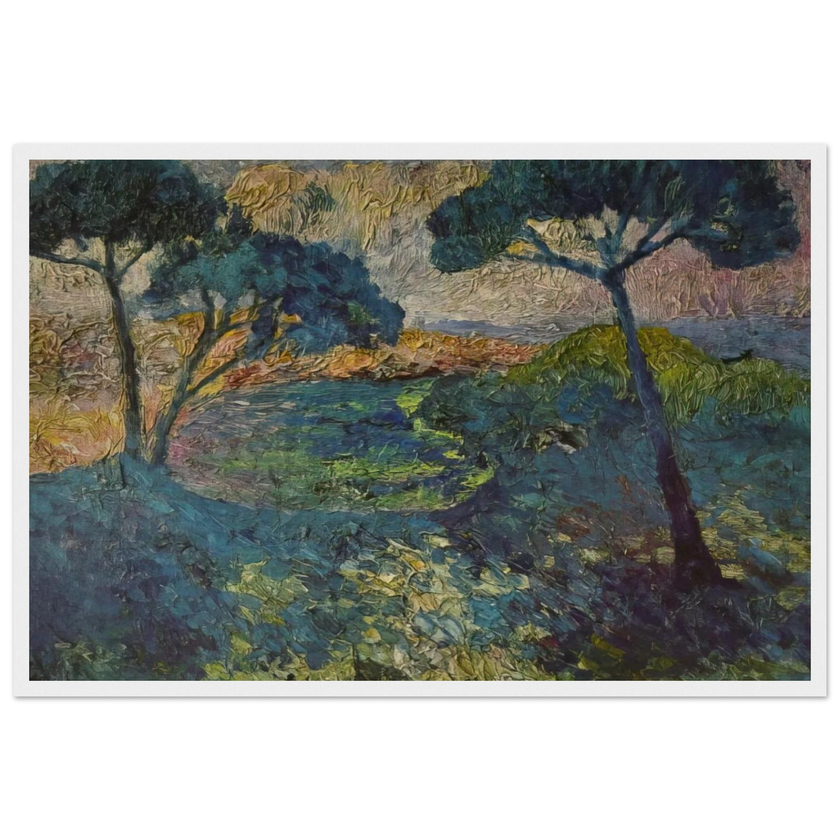 THE THREE PINES Framed Poster | Salvador Dali Framed Prints Wall Art | Salvador Dali Store