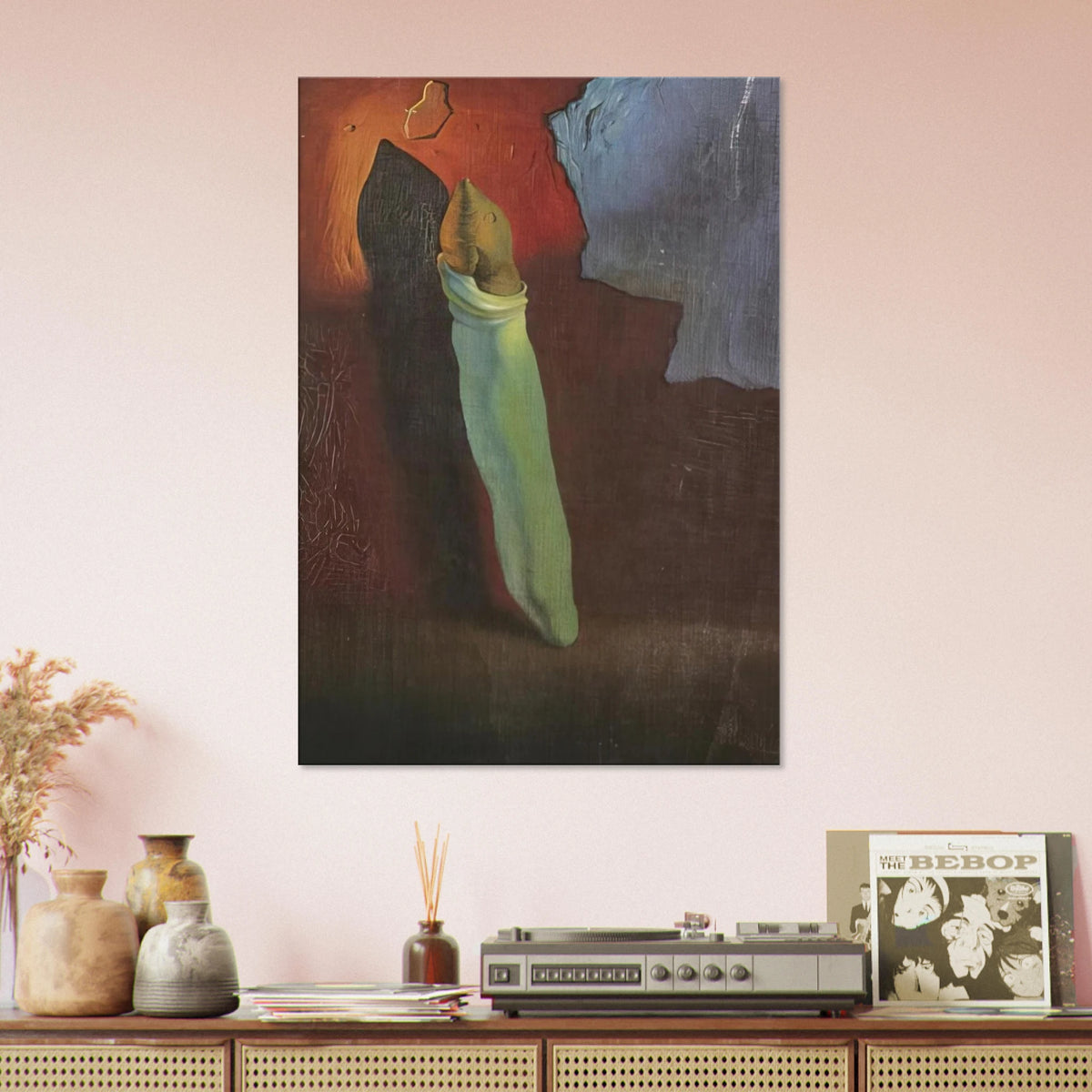 ANTHROPOMORPHIC BREAD 1 Canvas | Salvador Dali Canvas | Salvador Dali Store