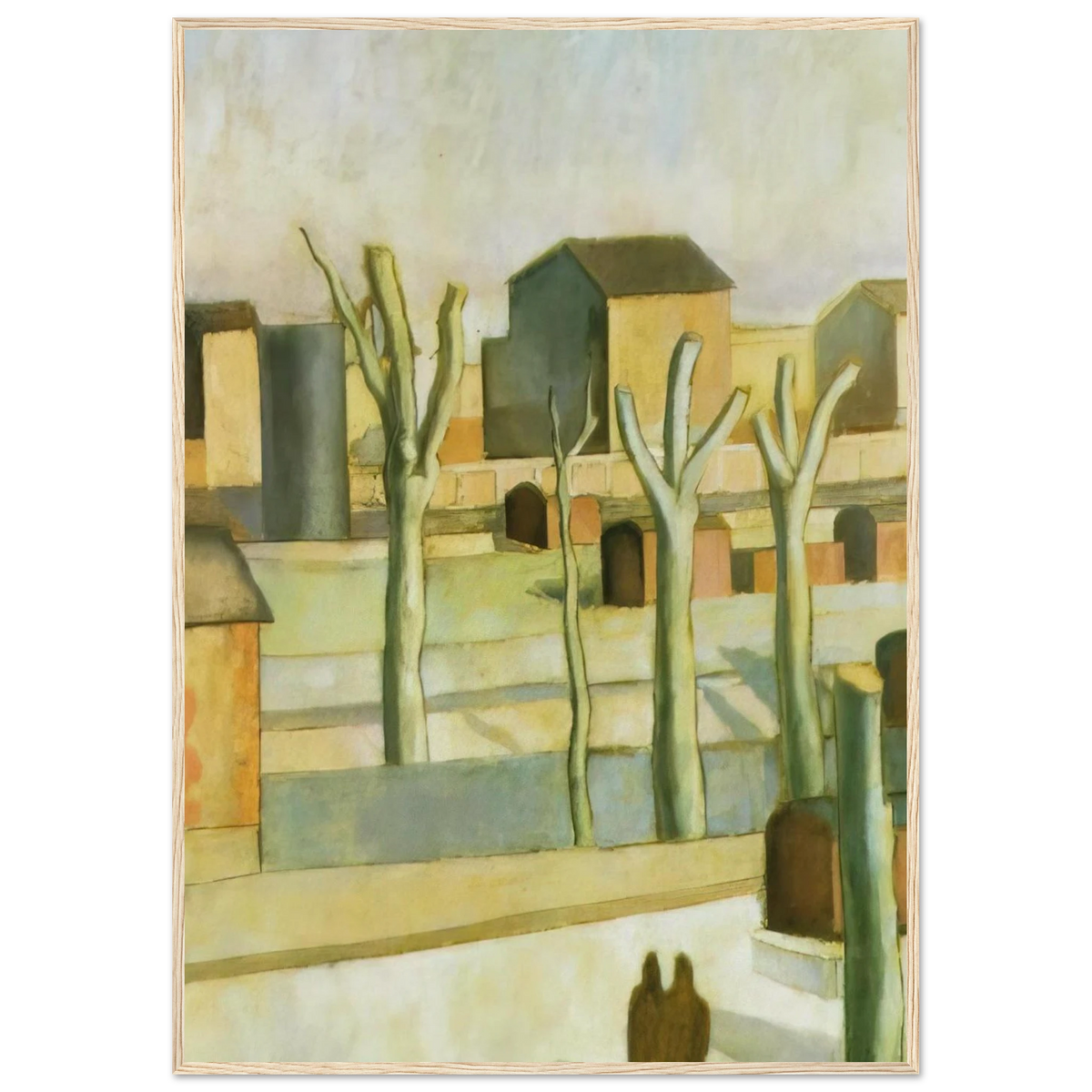 THE STATION AT FIGUERAS Framed Poster | Salvador Dali Framed Prints Wall Art | Salvador Dali Store