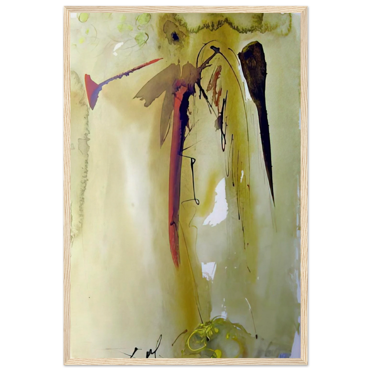 VOX CLAMANTIS 1967 Framed Poster | Salvador Dali Framed Prints Wall Art | Salvador Dali Store