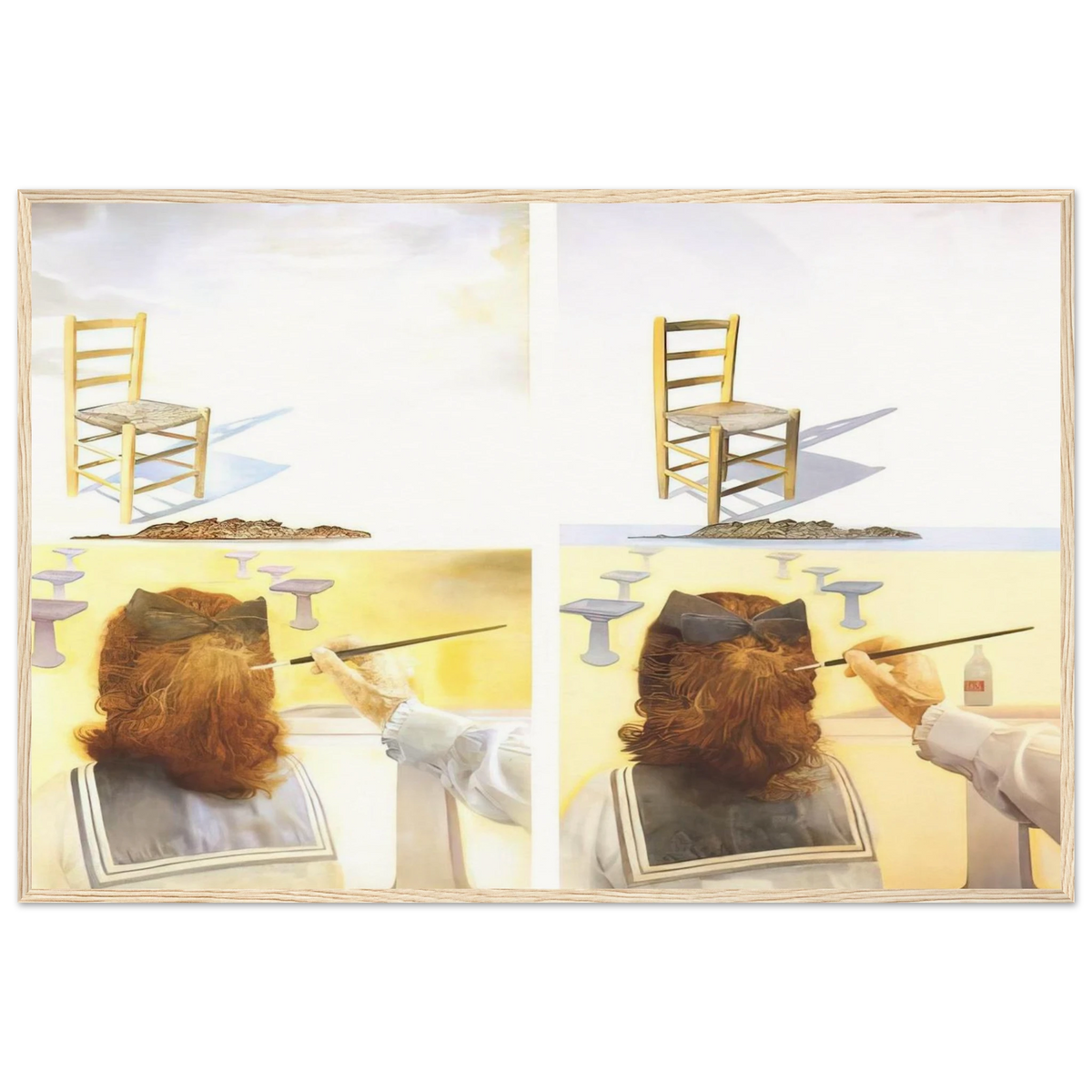 THE CHAIR Framed Poster | Salvador Dali Framed Prints Wall Art | Salvador Dali Store