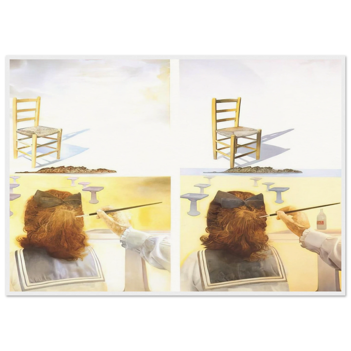 THE CHAIR Framed Poster | Salvador Dali Framed Prints Wall Art | Salvador Dali Store