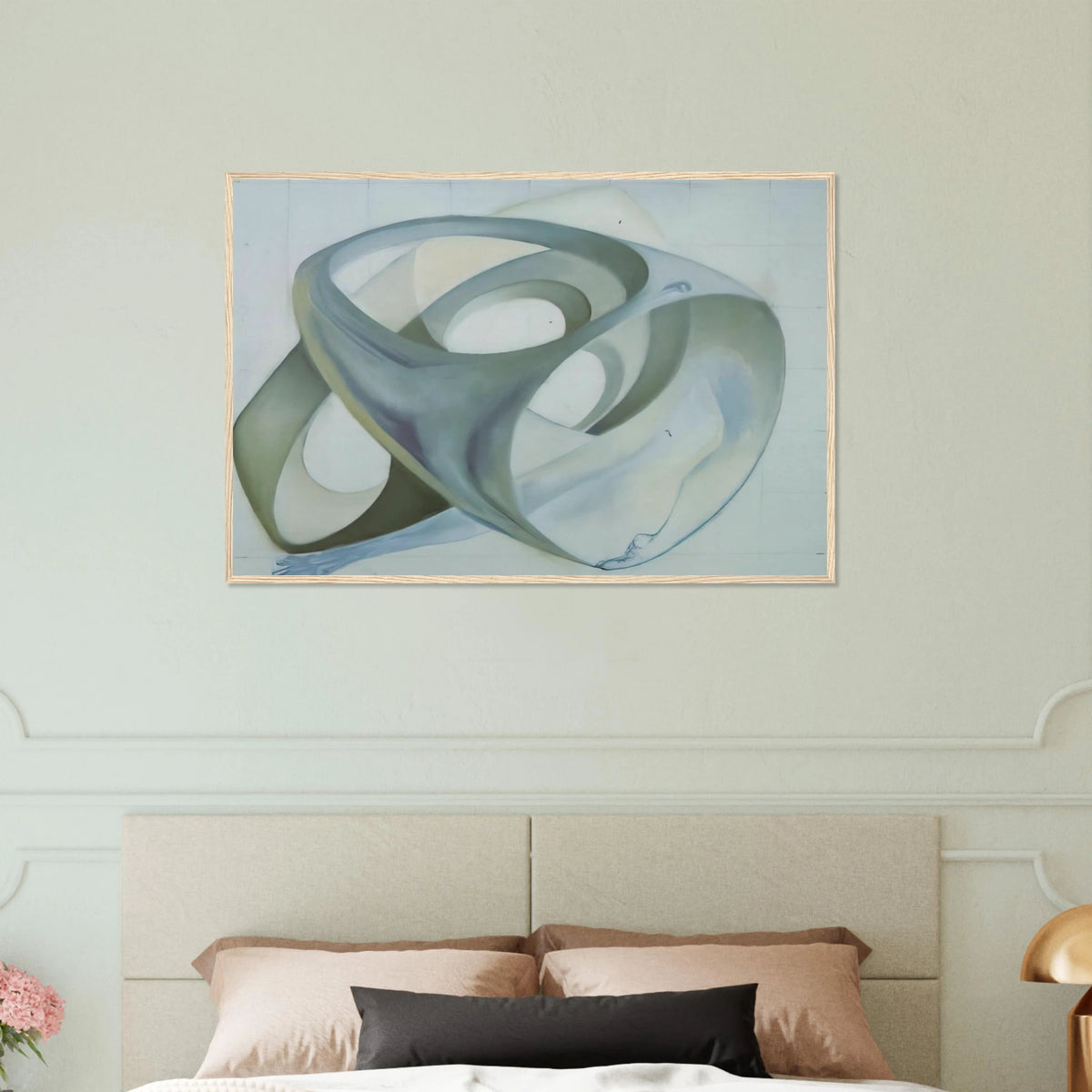 TOPOLOGICAL CONTORTION OF A FEMALE FIGURE Framed Poster | Salvador Dali Framed Prints Wall Art | Salvador Dali Store