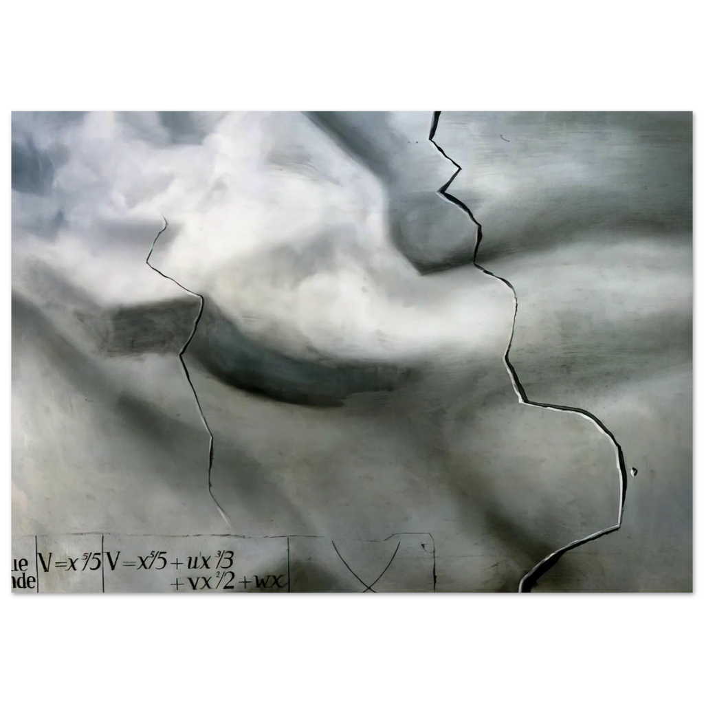TOPOLOGICAL ABDUCTION OF EUROPE HOMAGE TO RENE THOM Poster | Salvador Dali Poster | Salvador Dali Store