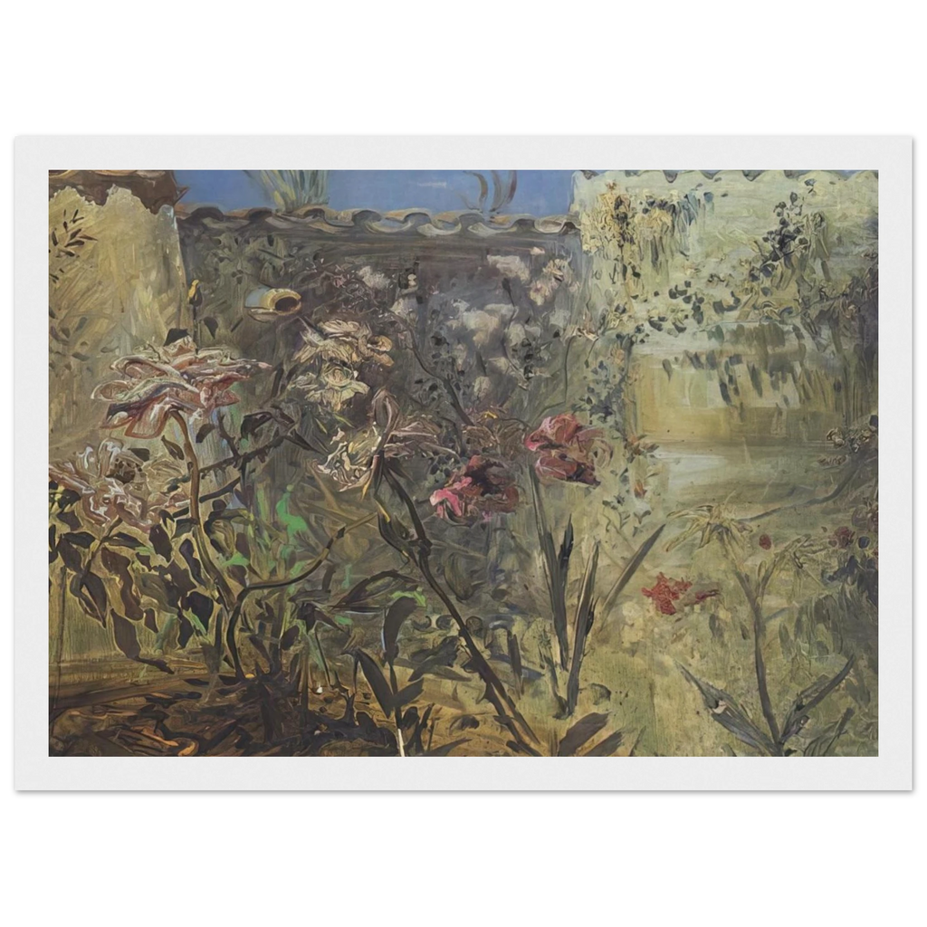 THE PATIO OF PORT LLIGAT Framed Poster | Salvador Dali Framed Prints Wall Art | Salvador Dali Store