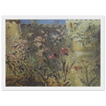 THE PATIO OF PORT LLIGAT Framed Poster | Salvador Dali Framed Prints Wall Art | Salvador Dali Store