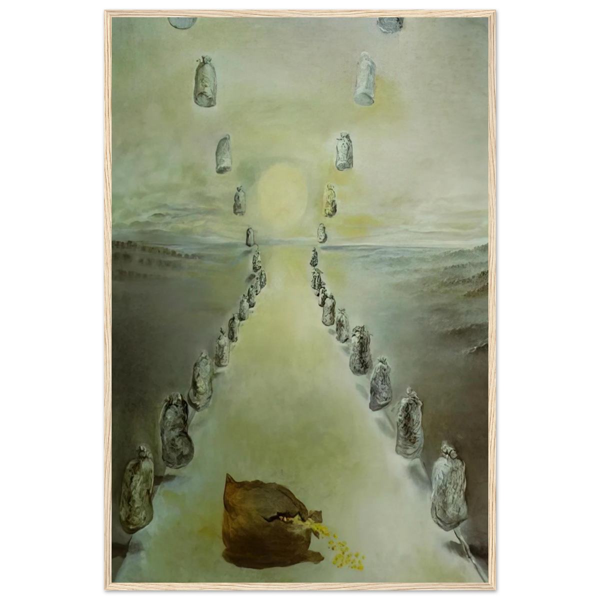 THE PATH OF ENIGMAS FIRST VERSION Framed Poster | Salvador Dali Framed Prints Wall Art | Salvador Dali Store