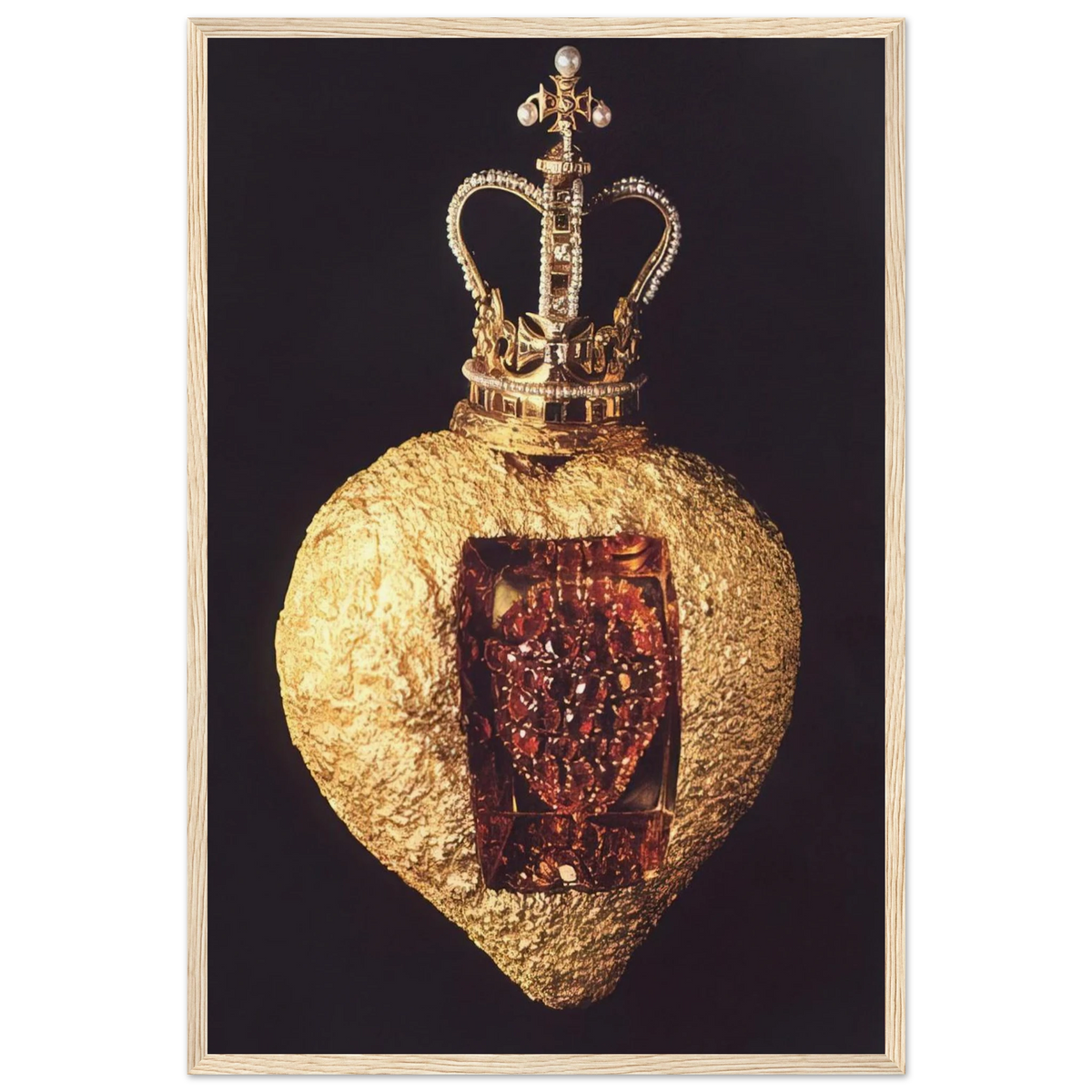 THE ROYAL HEART Framed Poster | Salvador Dali Framed Prints Wall Art | Salvador Dali Store