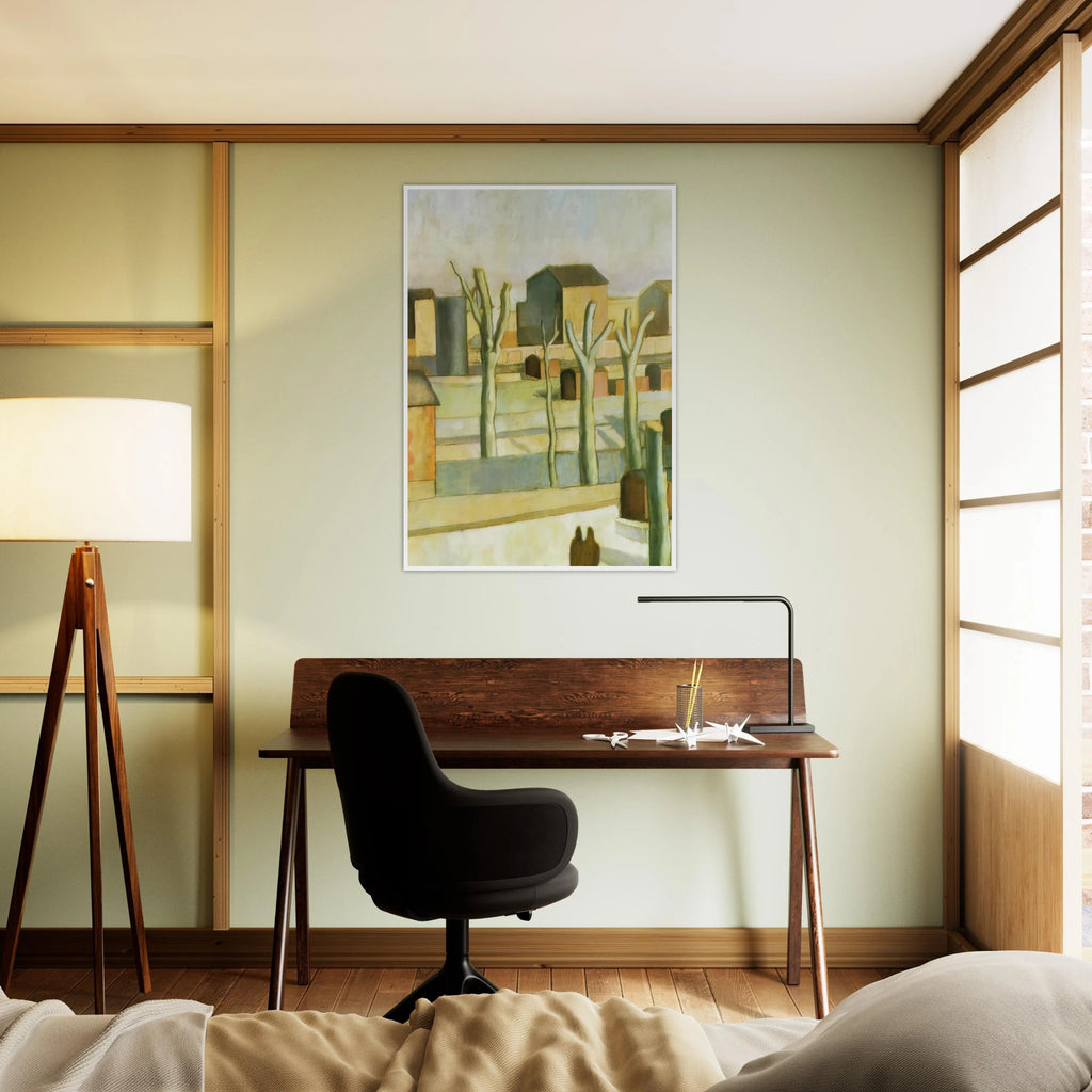 THE STATION AT FIGUERAS Framed Poster | Salvador Dali Framed Prints Wall Art | Salvador Dali Store