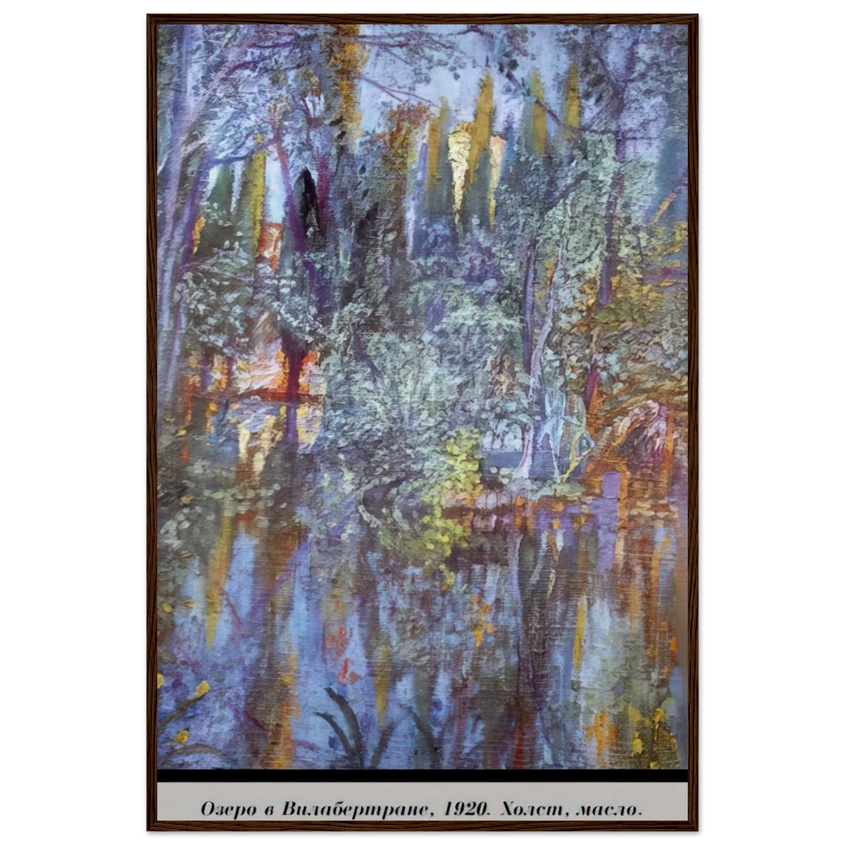 THE LAKE AT VILABERTRAN Framed Poster | Salvador Dali Framed Prints Wall Art | Salvador Dali Store