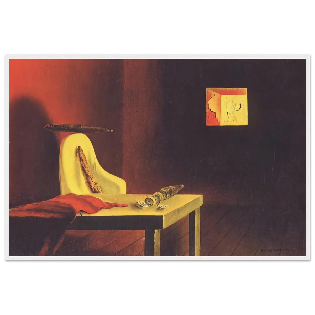 THE INVISIBLE MAN Framed Poster | Salvador Dali Framed Prints Wall Art | Salvador Dali Store