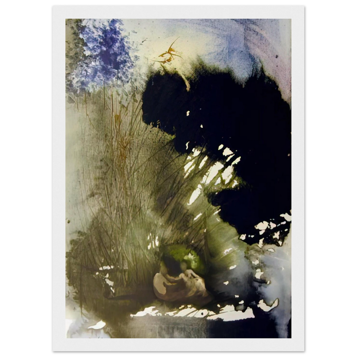 VIR ET MULIER IN PARADISO VOLUPTATIS 1967 Framed Poster | Salvador Dali Framed Prints Wall Art | Salvador Dali Store