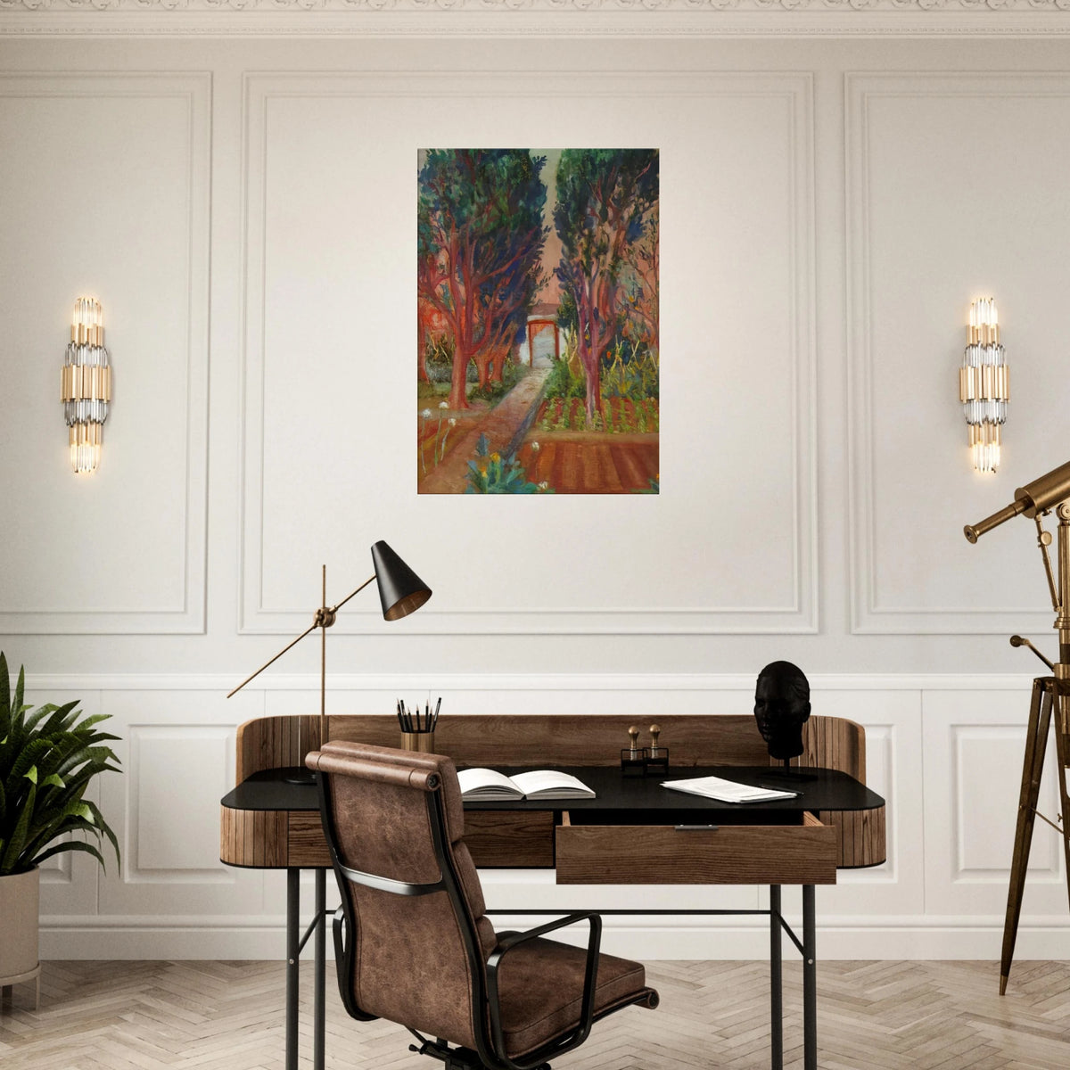 THE VEGETABLE GARDEN OF LLANER Canvas | Salvador Dali Canvas | Salvador Dali Store