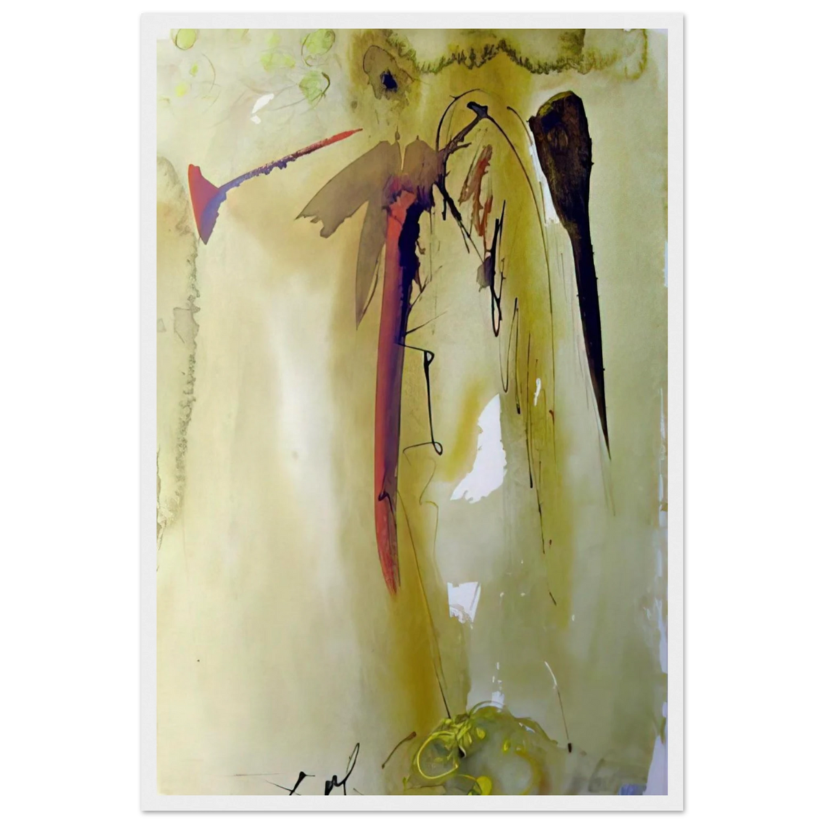 VOX CLAMANTIS 1967 Framed Poster | Salvador Dali Framed Prints Wall Art | Salvador Dali Store