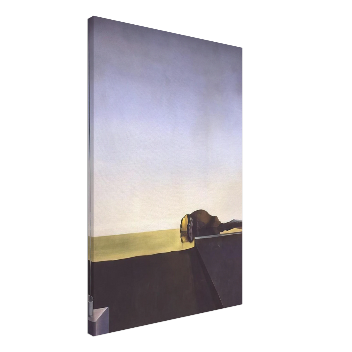 THE TRUE PAINTING OF THE ISLE OF THE DEAD BY ARNOLD B%C3%B6CKLIN AT THE HOUR OF THE ANGELUS Canvas | Salvador Dali Canvas | Salvador Dali Store