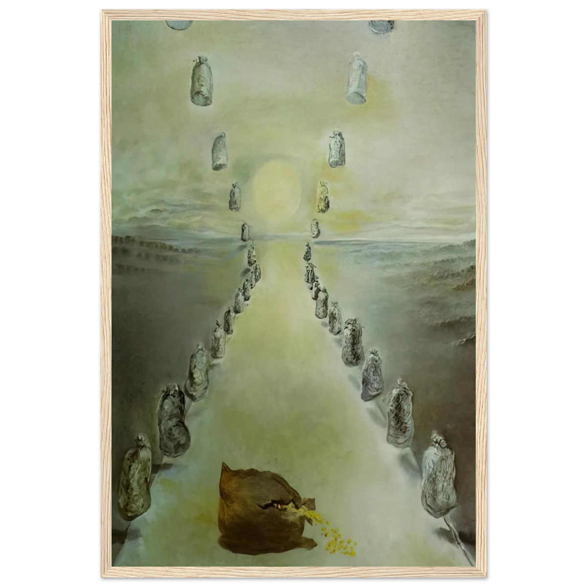 THE PATH OF ENIGMAS FIRST VERSION Framed Poster | Salvador Dali Framed Prints Wall Art | Salvador Dali Store