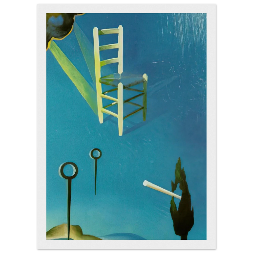 THE CHAIR 1 Framed Poster | Salvador Dali Framed Prints Wall Art | Salvador Dali Store