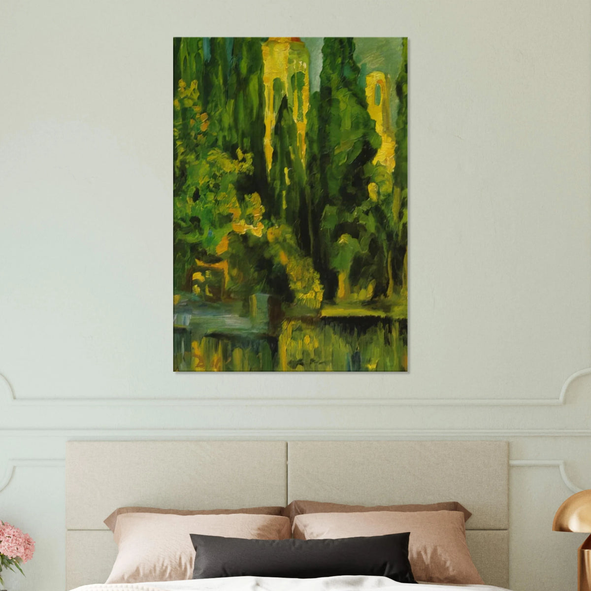 VILABERTRIN CHURCH TOWER 1919 Canvas | Salvador Dali Canvas | Salvador Dali Store