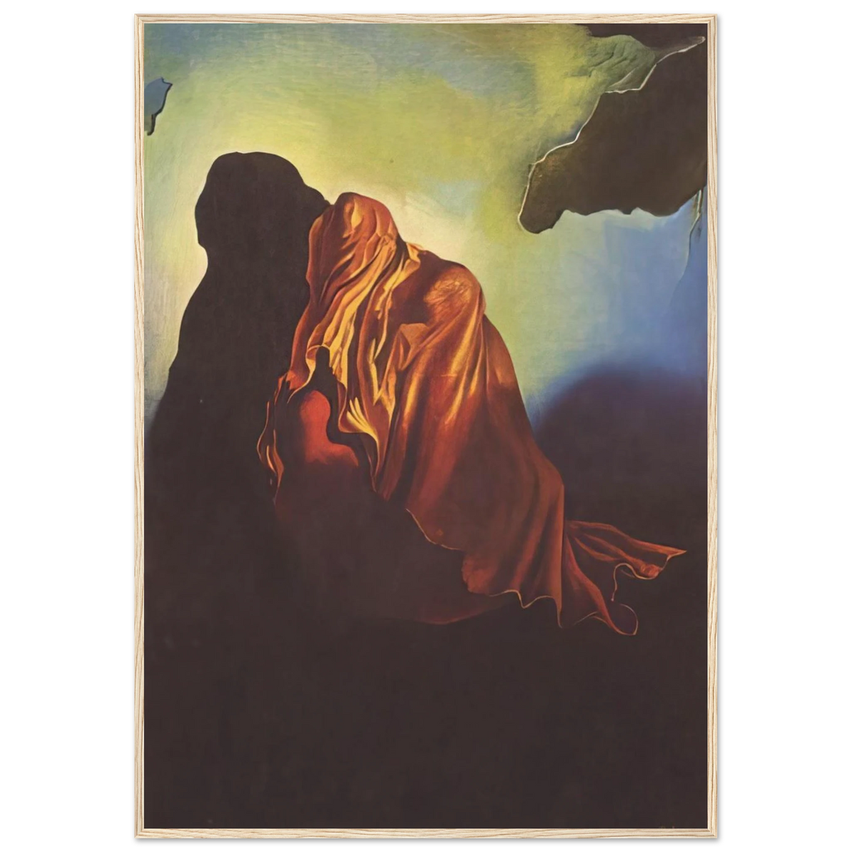 THE VEILED HEART Framed Poster | Salvador Dali Framed Prints Wall Art | Salvador Dali Store