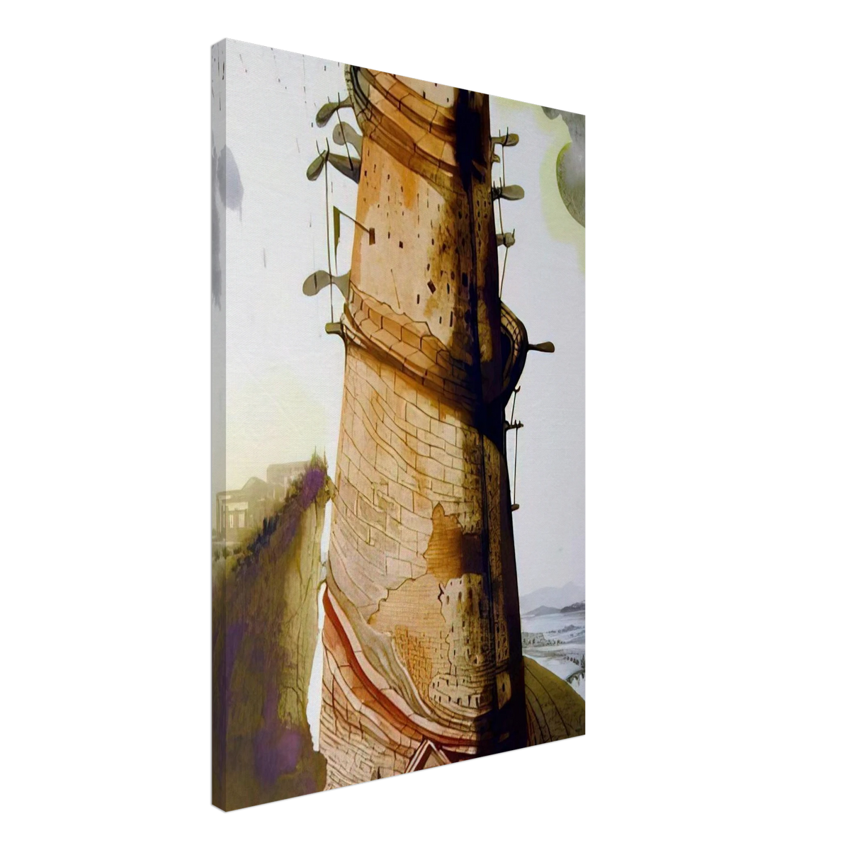 TURRIS BABEL 1967 Canvas | Salvador Dali Canvas | Salvador Dali Store