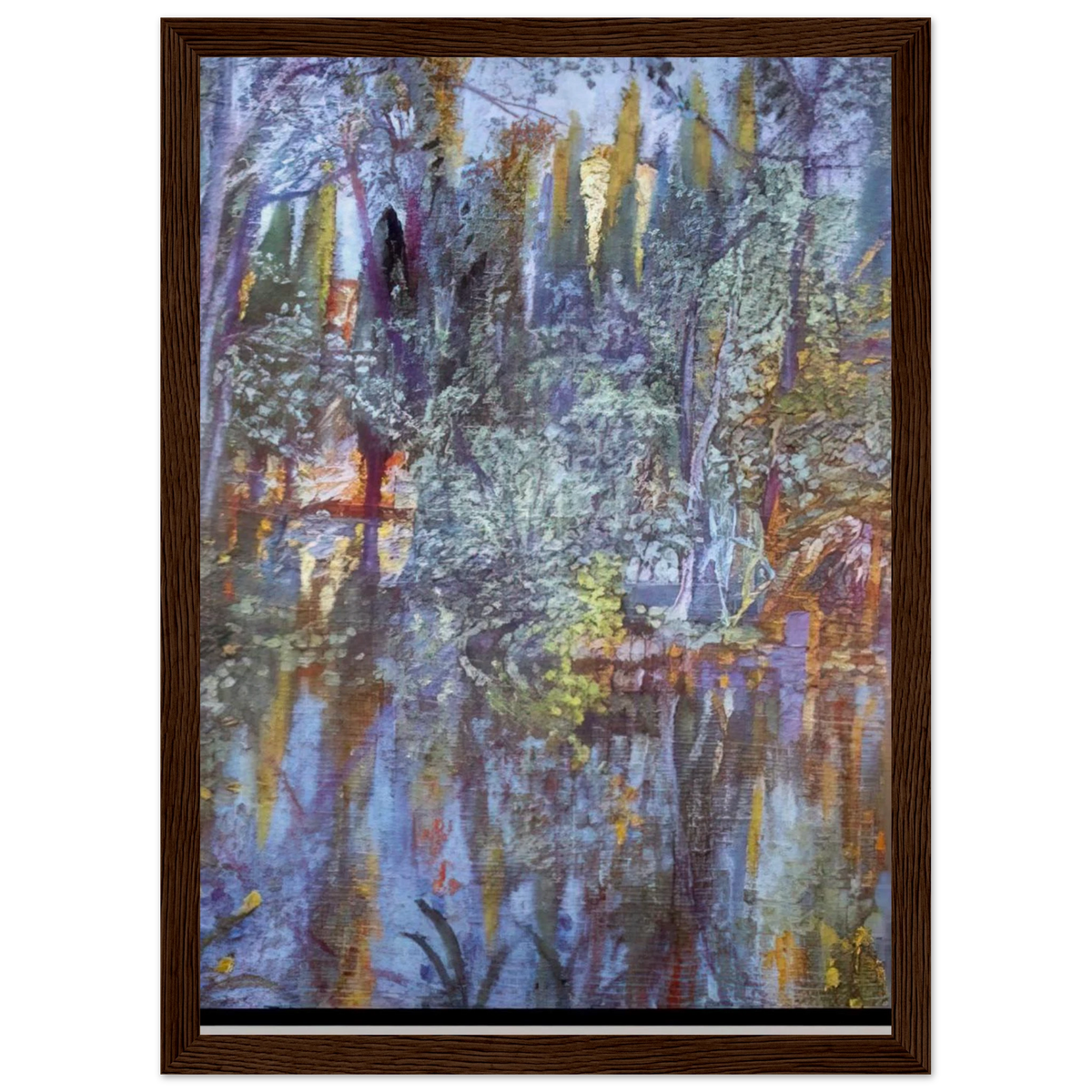 THE LAKE AT VILABERTRAN Framed Poster | Salvador Dali Framed Prints Wall Art | Salvador Dali Store