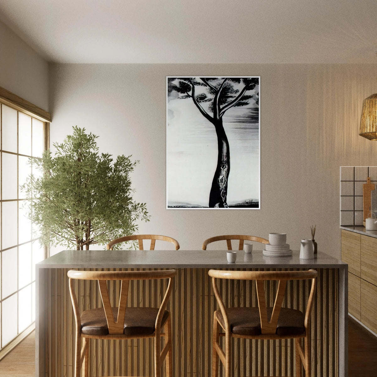 THE TREE Framed Poster | Salvador Dali Framed Prints Wall Art | Salvador Dali Store