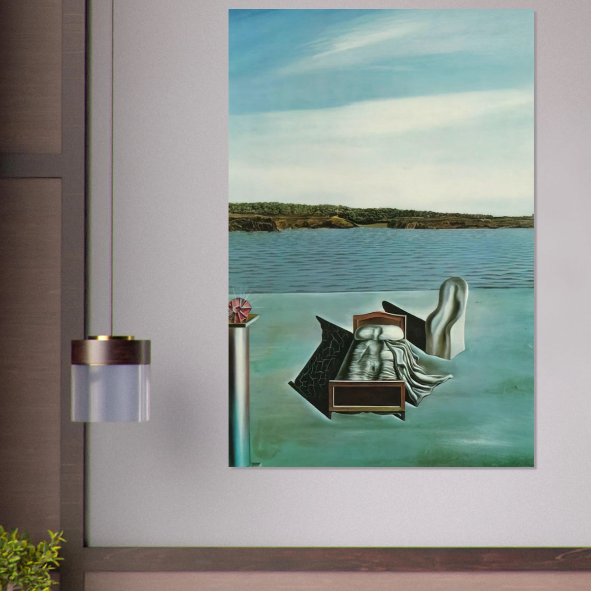 SURREALIST COMPOSITION WITH INVISIBLE FIGURES Poster | Salvador Dali Poster | Salvador Dali Store