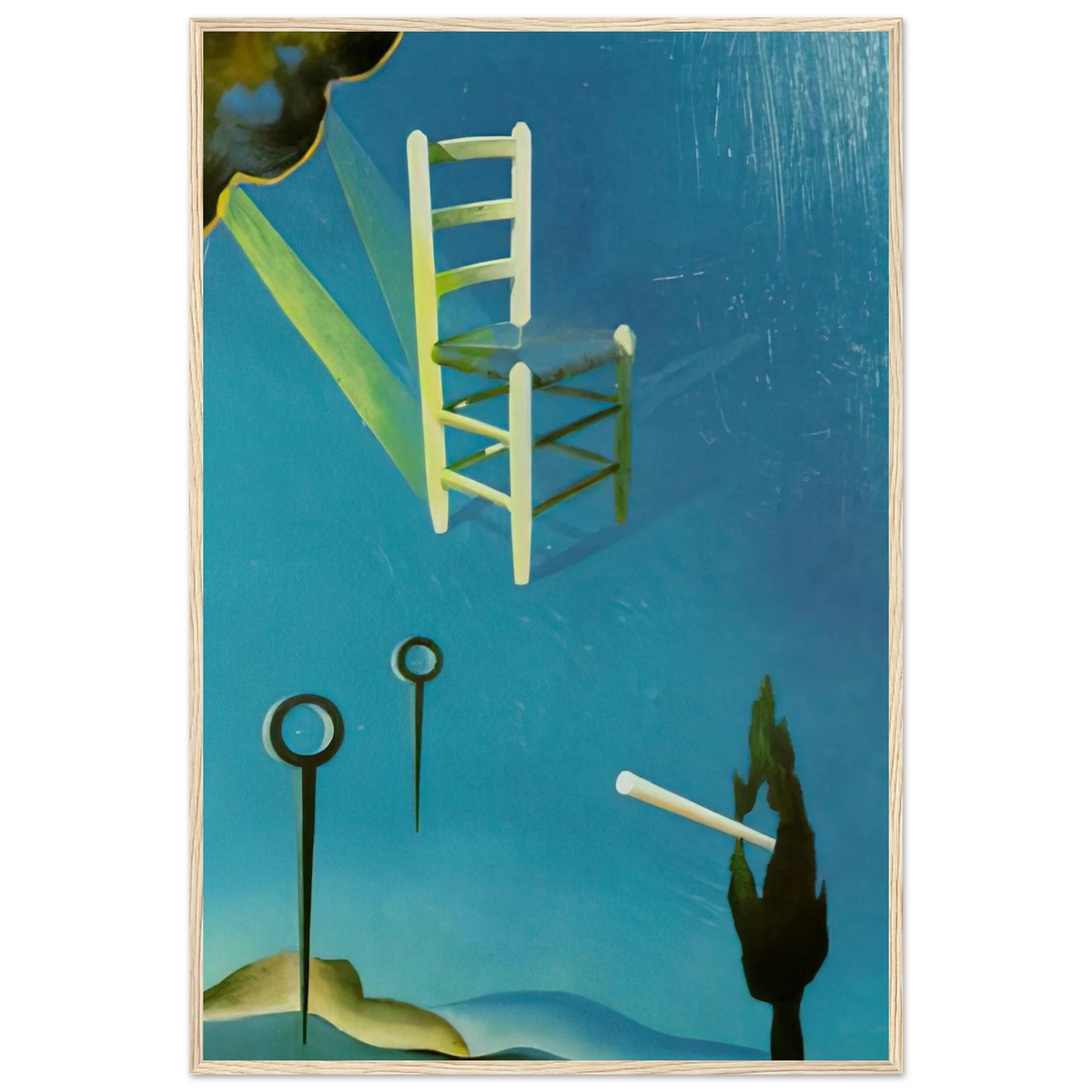 THE CHAIR 1 Framed Poster | Salvador Dali Framed Prints Wall Art | Salvador Dali Store