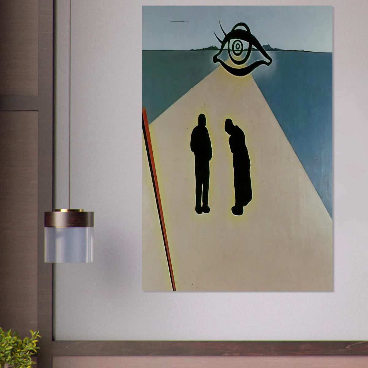 THE EYE OF THE ANGELUS Poster | Salvador Dali Poster | Salvador Dali Store
