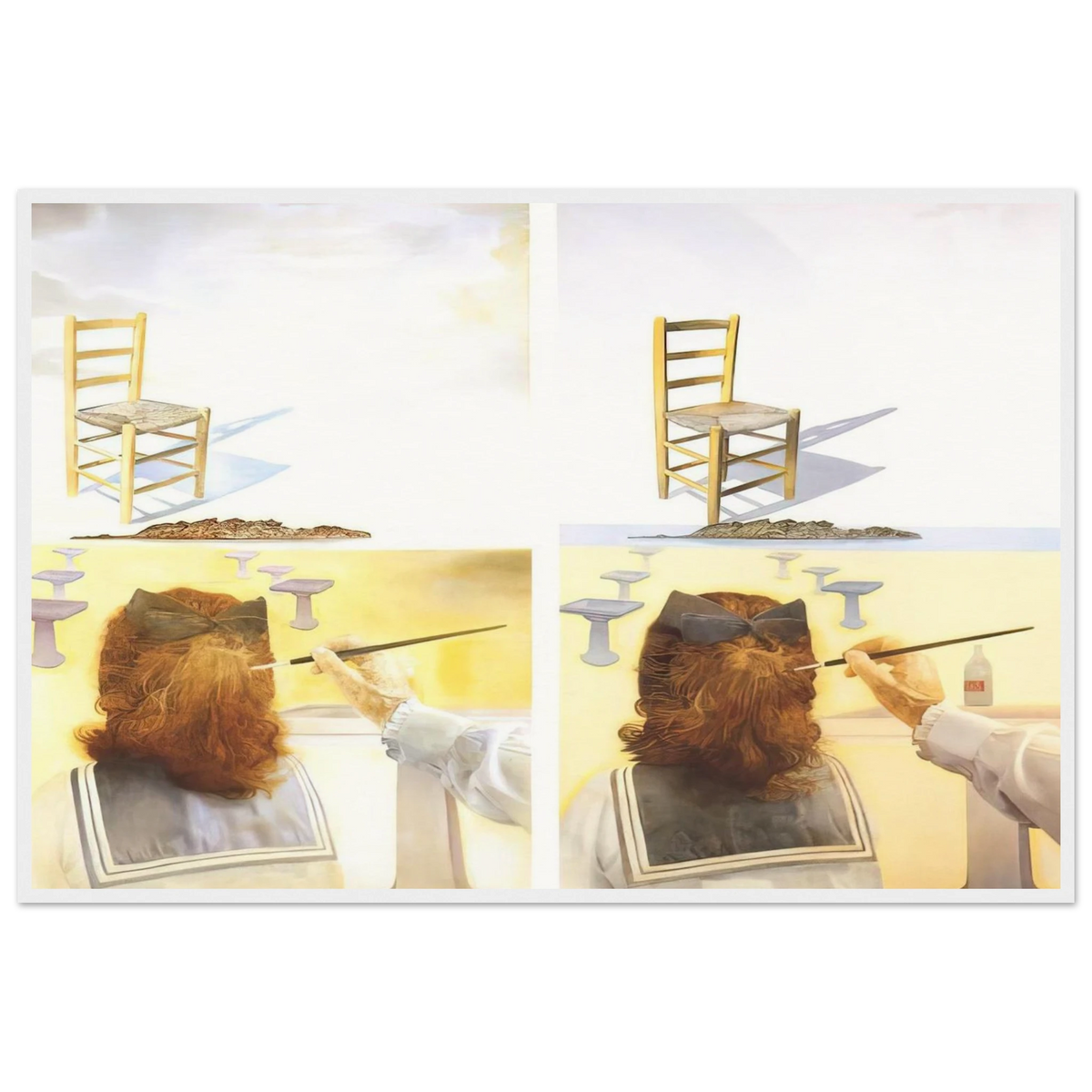 THE CHAIR Framed Poster | Salvador Dali Framed Prints Wall Art | Salvador Dali Store