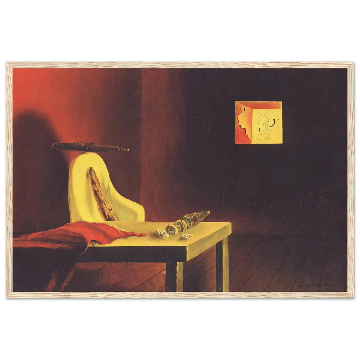 THE INVISIBLE MAN Framed Poster | Salvador Dali Framed Prints Wall Art | Salvador Dali Store