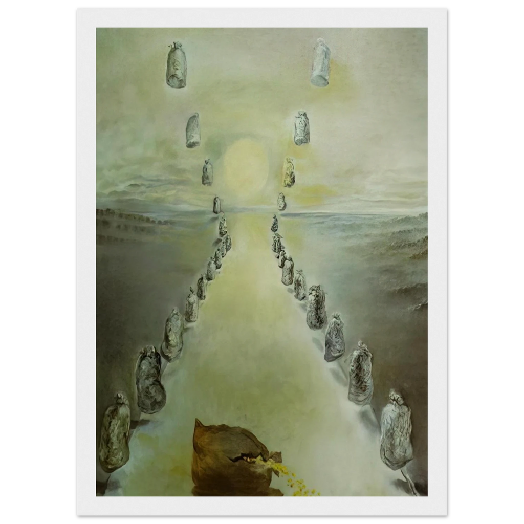 THE PATH OF ENIGMAS FIRST VERSION Framed Poster | Salvador Dali Framed Prints Wall Art | Salvador Dali Store