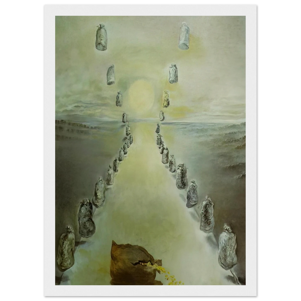 THE PATH OF ENIGMAS FIRST VERSION Framed Poster | Salvador Dali Framed Prints Wall Art | Salvador Dali Store