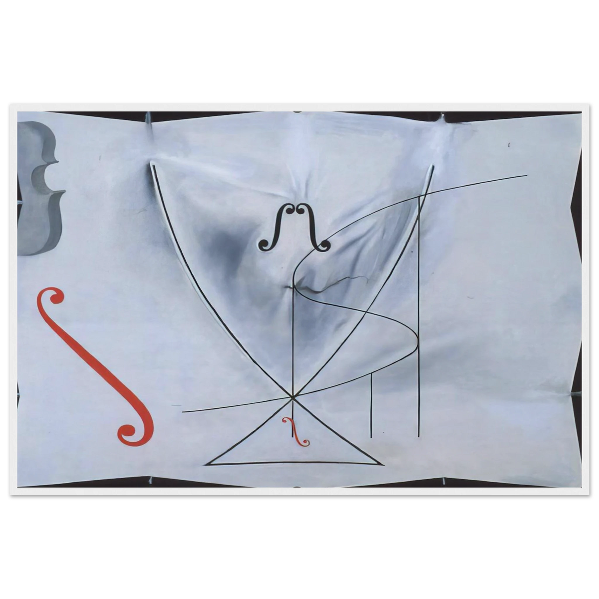 THE SWALLOW S TAIL Framed Poster | Salvador Dali Framed Prints Wall Art | Salvador Dali Store