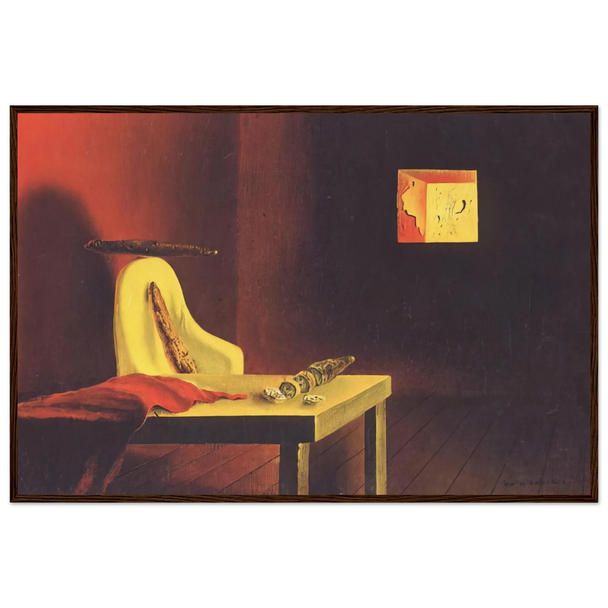 THE INVISIBLE MAN Framed Poster | Salvador Dali Framed Prints Wall Art | Salvador Dali Store