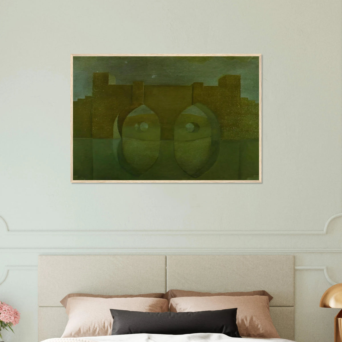 UNTITLED BRIDGE WITH REFLECTIONS SKETCH FOR A DUAL IMAGE PICTURE UNFINISHED Framed Poster | Salvador Dali Framed Prints Wall Art | Salvador Dali Store