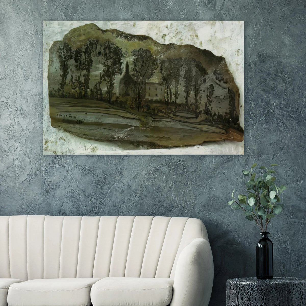VIEW OF PUBOL Poster | Salvador Dali Poster | Salvador Dali Store
