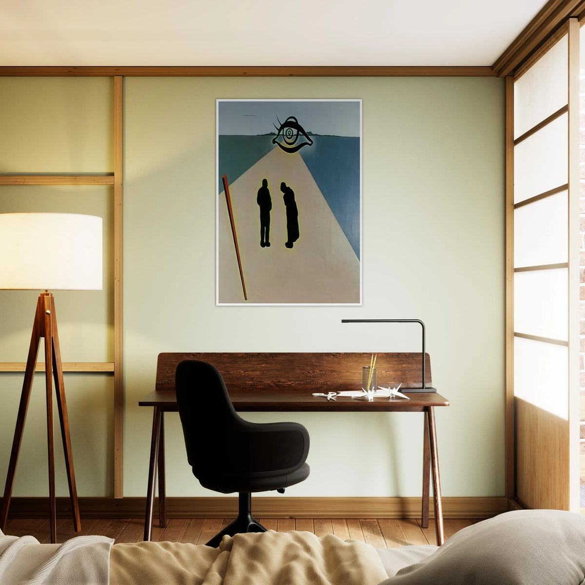 THE EYE OF THE ANGELUS Framed Poster | Salvador Dali Framed Prints Wall Art | Salvador Dali Store